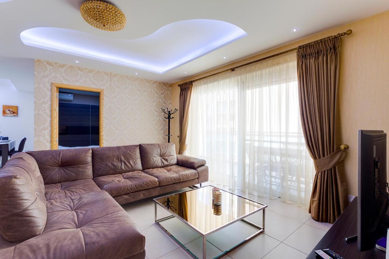 Luxury Apt W/ Side Seaviews And Pool, Top Location 斯利马 外观 照片